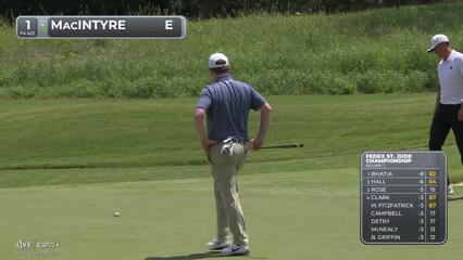 Robert MacIntyre | Round 1 | 1st hole | Shot 4 | 2025 FedEx St. Jude