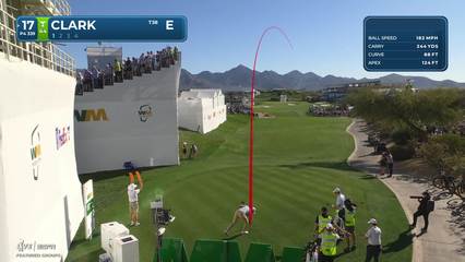 Wyndham Clark | Round 1 | 17th hole | Shot 1 | 2026 WM Phoenix Open