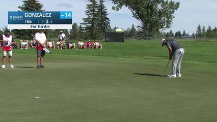 Ricardo Gonzalez | Round 3 | 15th hole | Shot 3 | 2025 Rogers Charity