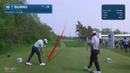 Sam Burns | Round 2 | 16th hole | Shot 1 | 2025 RBC Canadian