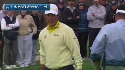 Hideki Matsuyama | Round 4 | 11th hole | Shot 4 | 2025 Farmers
