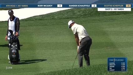 Scottie Scheffler | Round 1 | 4th hole | Shot 2 | 2025 THE PLAYERS