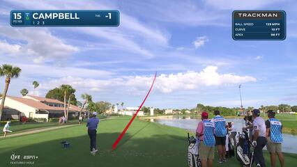 Brian Campbell | Round 1 | 15th hole | Shot 1 | 2025 Cognizant Classic