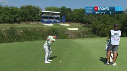 Blades Brown | Round 2 | 18th hole | Shot 2 | 2025 Compliance Solutions