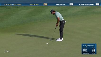 Max Homa | Round 2 | 18th hole | Shot 5 | 2025 THE PLAYERS