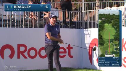 Keegan Bradley | Round 3 | 1st hole | Shot 1 | 2025 Rocket Classic
