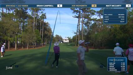 Joe Highsmith | Round 2 | 8th hole | Shot 1 | 2025 THE PLAYERS