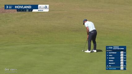 Viktor Hovland | Round 2 | 3rd hole | Shot 5 | 2025 Genesis Scottish Open