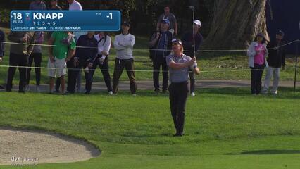 Jake Knapp | Round 3 | 18th hole | Shot 2 | 2025 Farmers