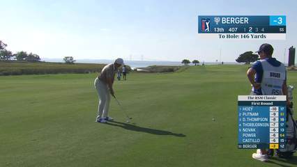 Daniel Berger | Round 1 | 13th hole | Shot 2 | 2025 The RSM Classic