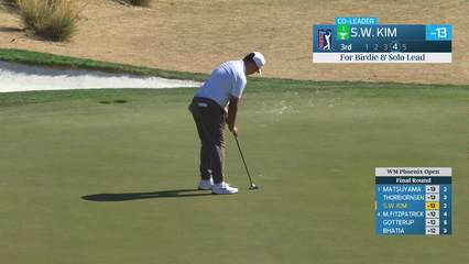 Si Woo Kim | Round 4 | 3rd hole | Shot 4 | 2026 WM Phoenix Open