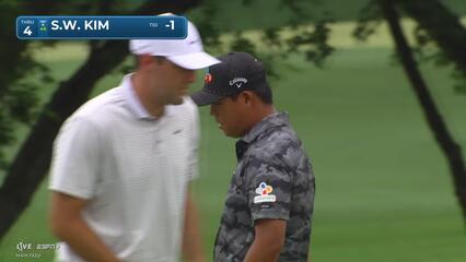 Si Woo Kim | Round 1 | 4th hole | Shot 3 | 2025 THE CJ CUP