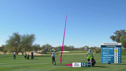 Si Woo Kim | Round 4 | 5th hole | Shot 2 | 2026 WM Phoenix Open