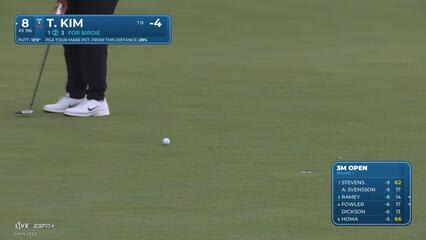 Tom Kim | Round 1 | 8th hole | Shot 3 | 2025 3M Open