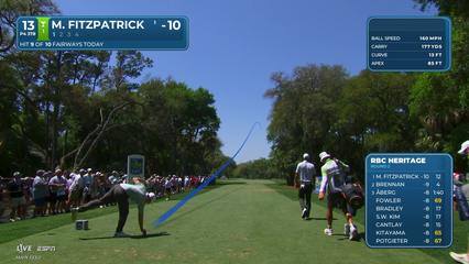Matt Fitzpatrick | Round 2 | 13th hole | Shot 1 | 2026 RBC Heritage