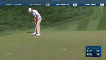 Russell Henley | Round 2 | 6th hole | Shot 4 | 2025 THE PLAYERS
