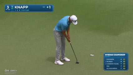 Jake Knapp | Round 1 | 3rd hole | Shot 3 | 2025 Wyndham
