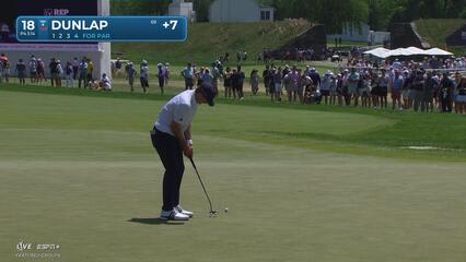 Nick Dunlap | Round 4 | 18th hole | Shot 5 | 2025 Truist Championship