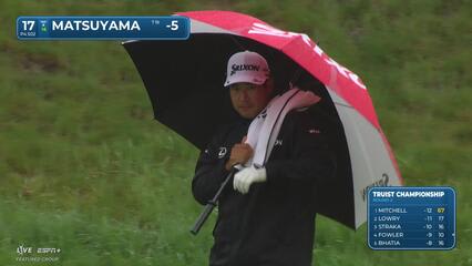 Hideki Matsuyama | Round 2 | 17th hole | Shot 3 | 2025 Truist Championship