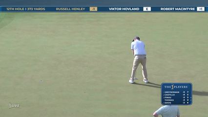 Russell Henley | Round 1 | 12th hole | Shot 5 | 2026 THE PLAYERS