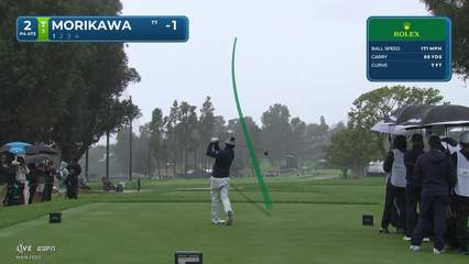 Collin Morikawa | Round 1 | 2nd hole | Shot 1 | 2026 The Genesis