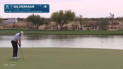 Ben Silverman | Round 4 | 11th hole | Shot 4 | 2025 WM Phoenix Open