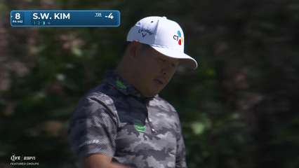 Si Woo Kim | Round 2 | 8th hole | Shot 4 | 2026 Sony Open
