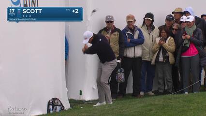 Adam Scott | Round 2 | 17th hole | Shot 2 | 2025 AT&T Pebble Beach