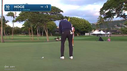 Tom Hoge | Round 2 | 10th hole | Shot 4 | 2026 Sony Open