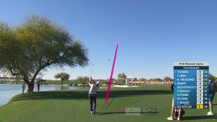 Scottie Scheffler | Round 1 | 11th hole | Shot 2 | 2025 WM Phoenix Open