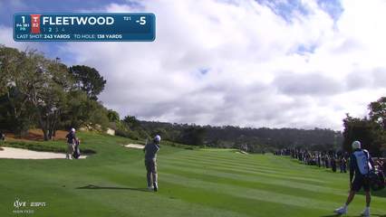 Tommy Fleetwood | Round 2 | 1st hole | Shot 2 | 2026 AT&T Pebble Beach
