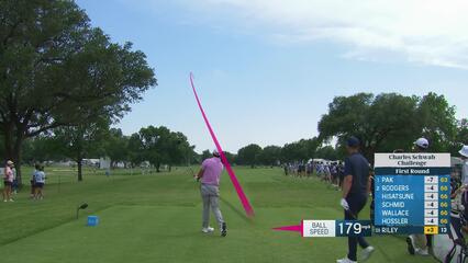 Davis Riley | Round 1 | 14th hole | Shot 1 | 2025 Charles Schwab