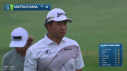 Hideki Matsuyama | Round 2 | 11th hole | Shot 4 | 2026 Valero