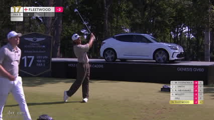 Tommy Fleetwood | Round 2 | 17th hole | Shot 1 | 2026 Genesis Scottish Open