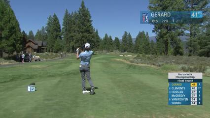 Ryan Gerard | Round 4 | 8th hole | Shot 1 | 2025 Barracuda