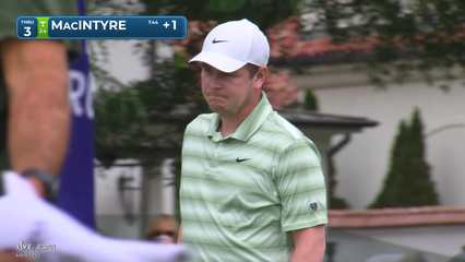 Robert MacIntyre | Round 3 | 3rd hole | Shot 4 | 2026 Truist Championship