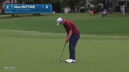 Robert MacIntyre | Round 1 | 2nd hole | Shot 4 | 2025 Wyndham