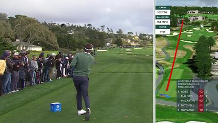 Keith Mitchell | 2023 AT&T Pebble Beach | Round 4 | 4th hole | Shot 1
