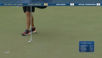 Daniel Berger | Round 1 | 7th hole | Shot 4 | 2026 THE PLAYERS
