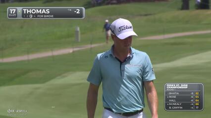Justin Thomas | Round 1 | 17th hole | Shot 4 | 2025 FedEx St. Jude