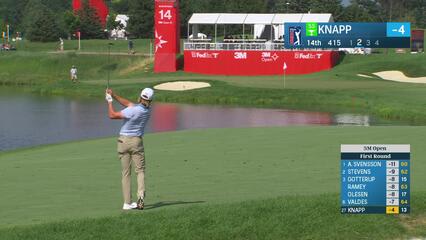 Jake Knapp | Round 1 | 14th hole | Shot 2 | 2025 3M Open
