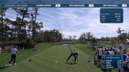 Laurie Canter | Round 2 | 16th hole | Shot 1 | 2025 THE PLAYERS