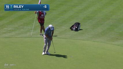 Davis Riley | Round 1 | 15th hole | Shot 4 | 2025 Travelers