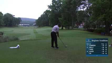 Ángel Cabrera | Round 4 | 18th hole | Shot 1 | 2025 Tradition