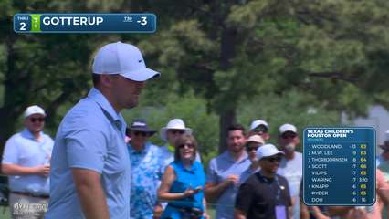 Chris Gotterup | Round 2 | 2nd hole | Shot 2 | 2026 Texas Children's