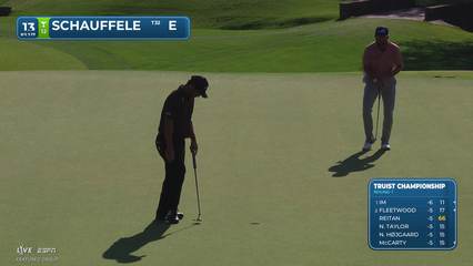 Xander Schauffele | Round 1 | 13th hole | Shot 3 | 2026 Truist Championship