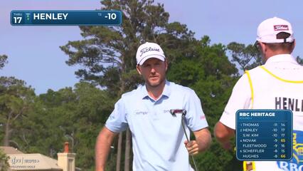 Russell Henley | Round 2 | 17th hole | Shot 3 | 2025 RBC Heritage