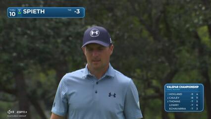 Jordan Spieth | Round 4 | 10th hole | Shot 4 | 2025 Valspar
