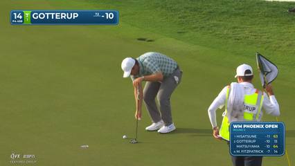 Chris Gotterup | Round 2 | 14th hole | Shot 5 | 2026 WM Phoenix Open