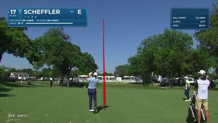 Scottie Scheffler | Round 2 | 17th hole | Shot 2 | 2025 Charles Schwab